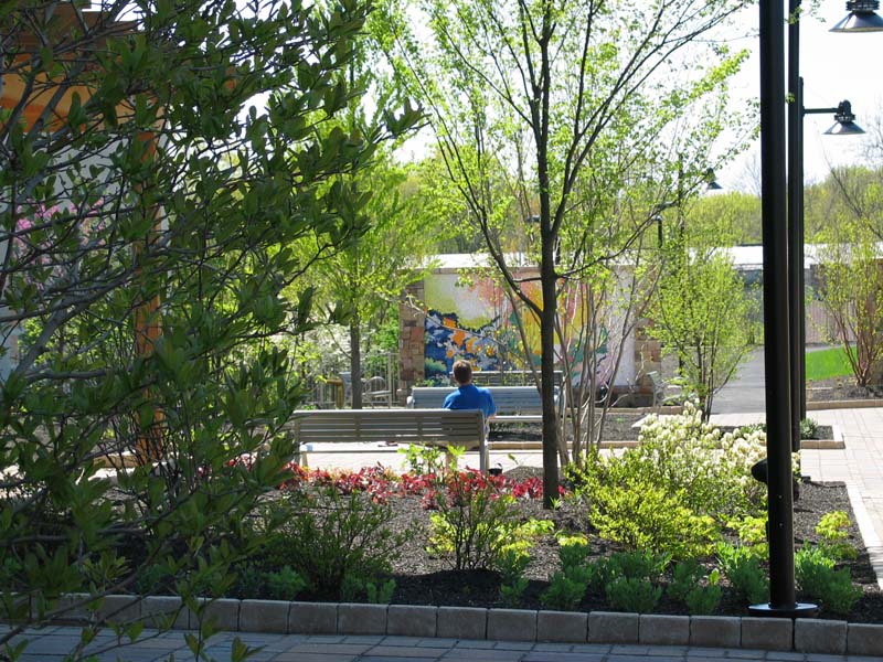 Reading Hospital healing garden