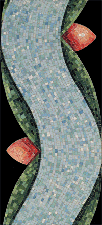 Mosaic artwork by Judith Wadia