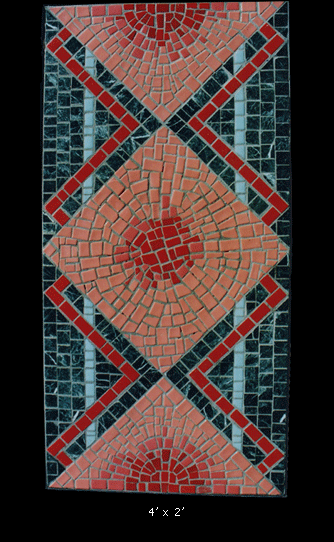 Hoboken light rail mosaic 2