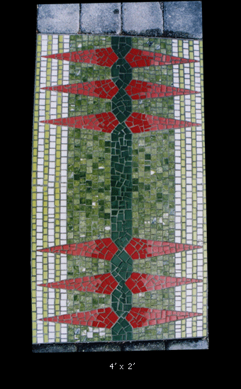 Hoboken light rail mosaic 1